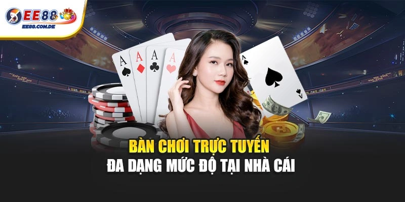 Bàn chơi trực tuyến đa dạng mức độ tại nhà cái Bàn chơi trực tuyến đa dạng mức độ tại nhà cái