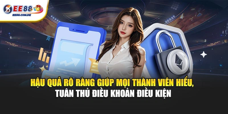 Hậu quả rõ ràng giúp mọi thành viên hiểu, tuân thủ điều khoản điều kiện Hậu quả rõ ràng giúp mọi thành viên hiểu, tuân thủ điều khoản điều kiện